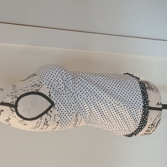 Polka Dot Halter Tankini Swim Top - Picture 3 of 5